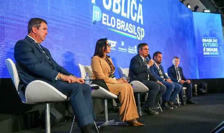 Em SP, Riedel defende “olhar regional” para a segurança pública
