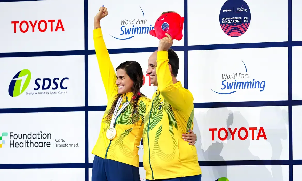 Mundial de Natação Paralímpica: Brasil busca top 5 no último dia