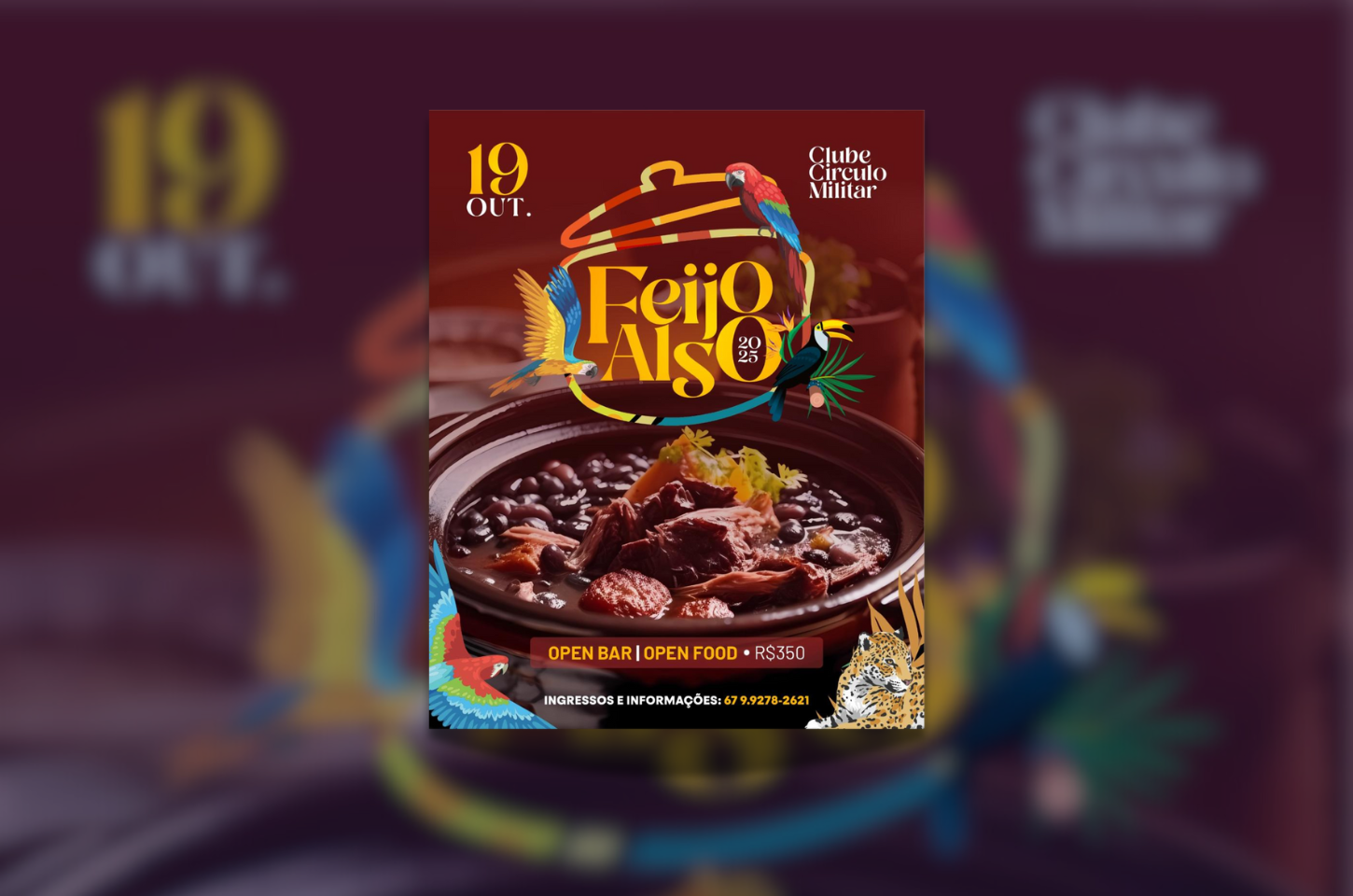 Tradição em Campo Grande: Feijoalso 2025 anuncia nova edição com open bar e shows