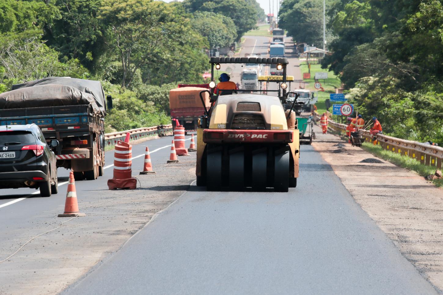 Antes de viajar, programe-se: obras seguem na BR-163/MS nesta sexta