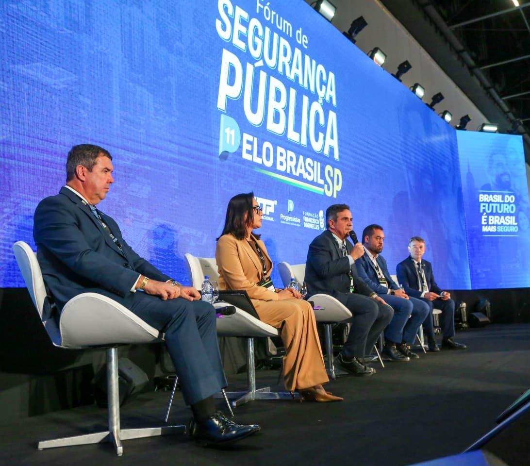 Em SP, Riedel defende “olhar regional” para a segurança pública