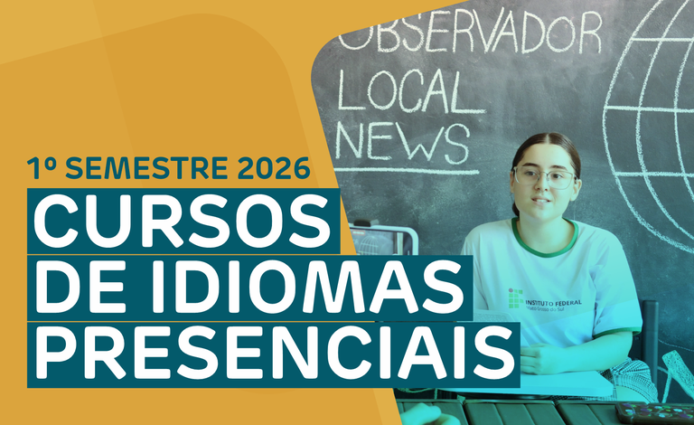 IFMS oferece cursos gratuitos de idiomas para 2026 com inscrições abertas