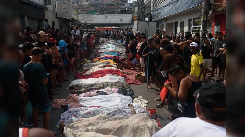 Operação no Rio Deixa 121 Mortos; Maior número de mortos da História do Brasil Causa Reação do STF e Cria Força-Tarefa com a União