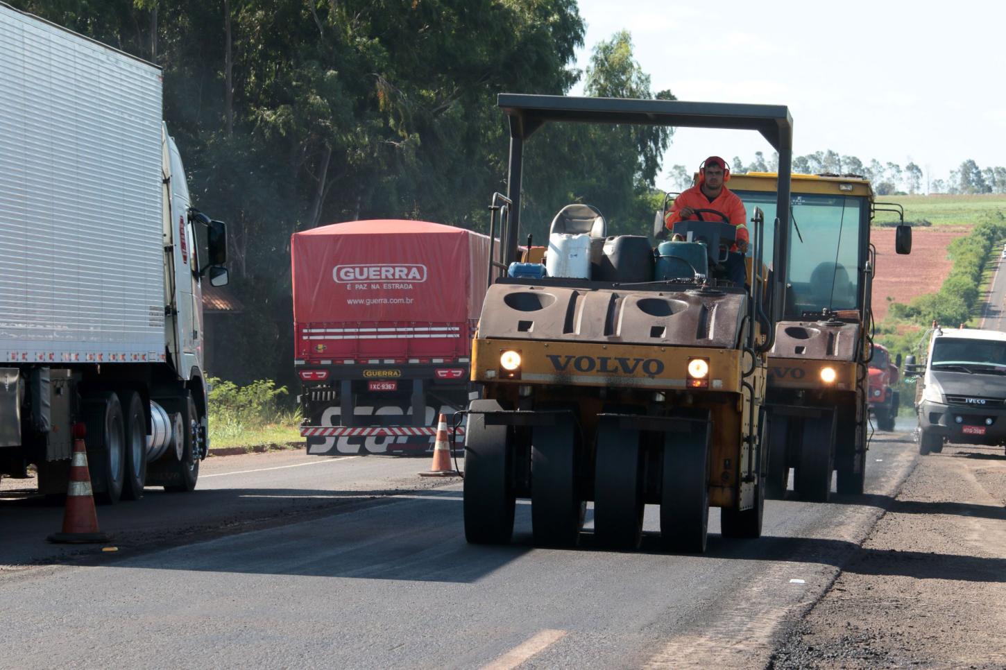 Quinta-feira de obras: Motiva Pantanal segue com ampliação e manutenção da BR-163/MS; Confira os trechos