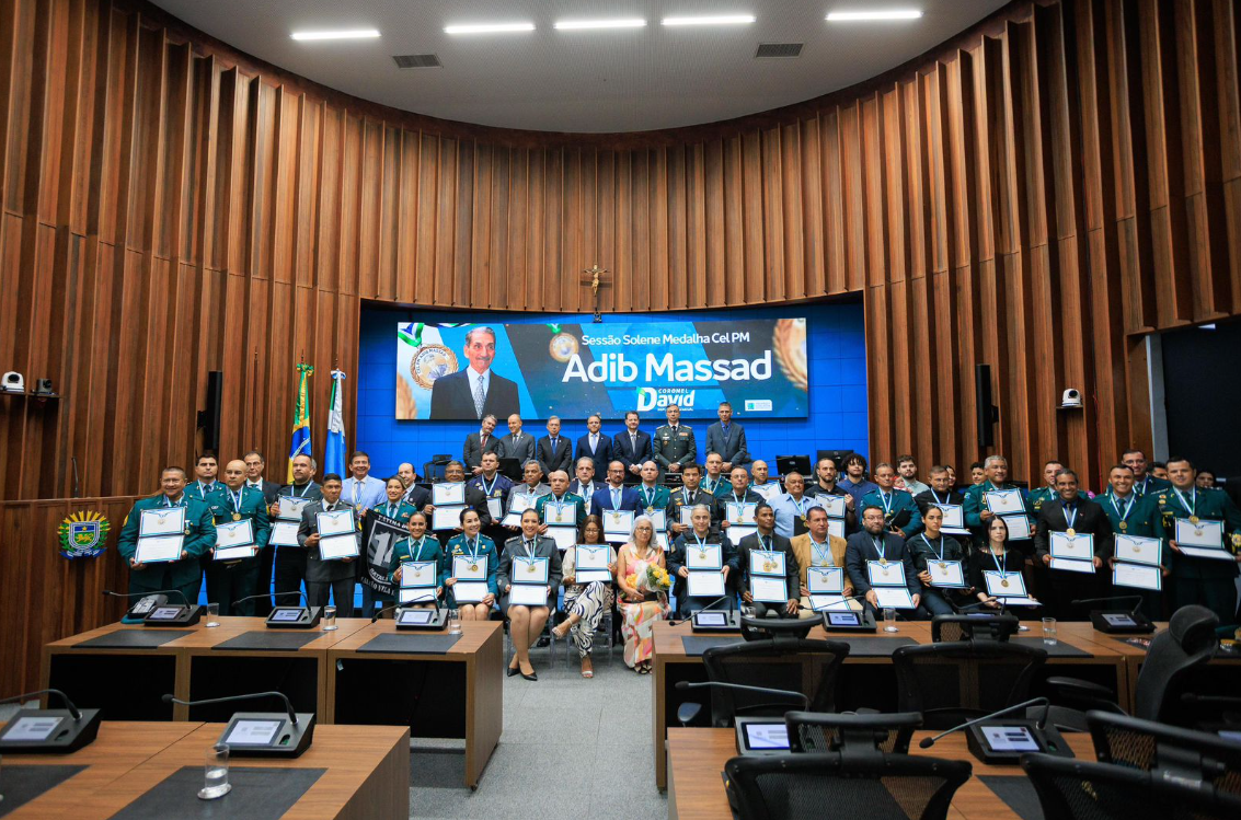 Coronel David celebra legado de Adib Massad e homenageia profissionais que fortalecem a segurança de MS