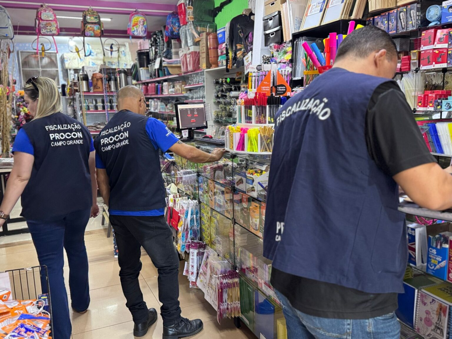 Procon de Campo Grande intensificará fiscalização de preços de materiais escolares até dia 30