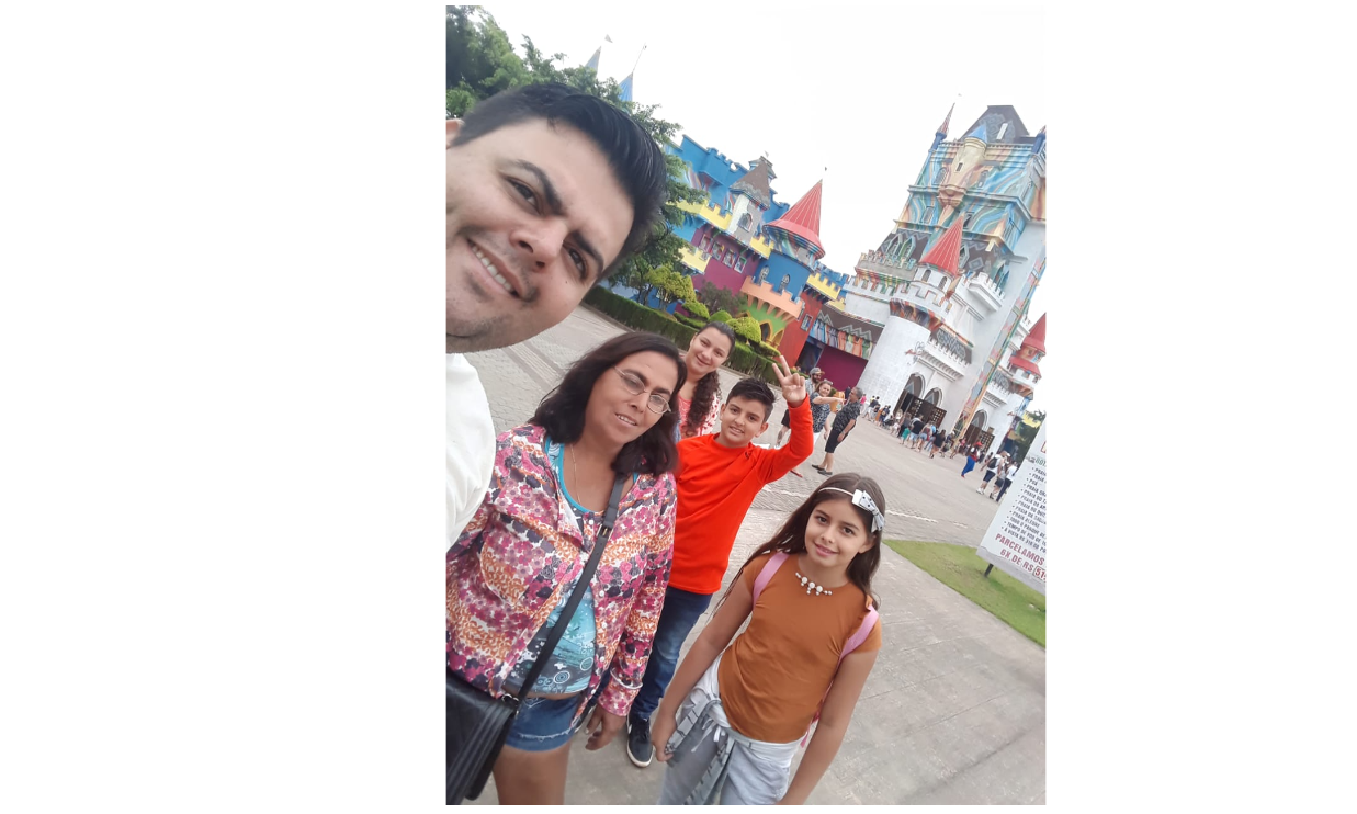 Família no parque Beto Carrero Word