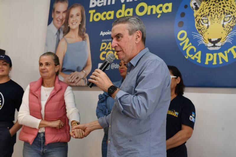 Deputado Paulo Corrêa e sua esposa Adriana Corrêa, padrinhos do Grupo Onça Pintada
