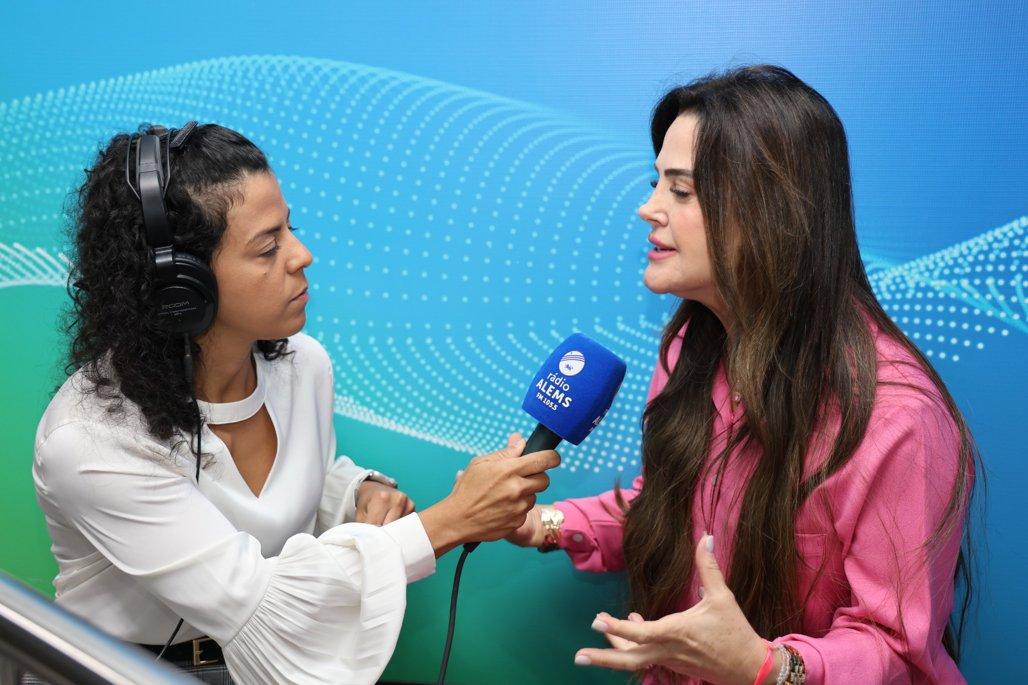 Rádio ALEMS entrevista a deputada Mara Caseiro.