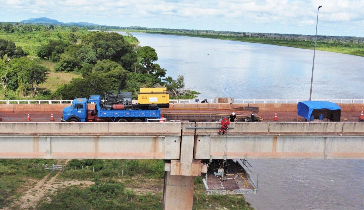 Governo anuncia nova etapa de recuperação da ponte sobre o Rio Paraguai em Corumbá