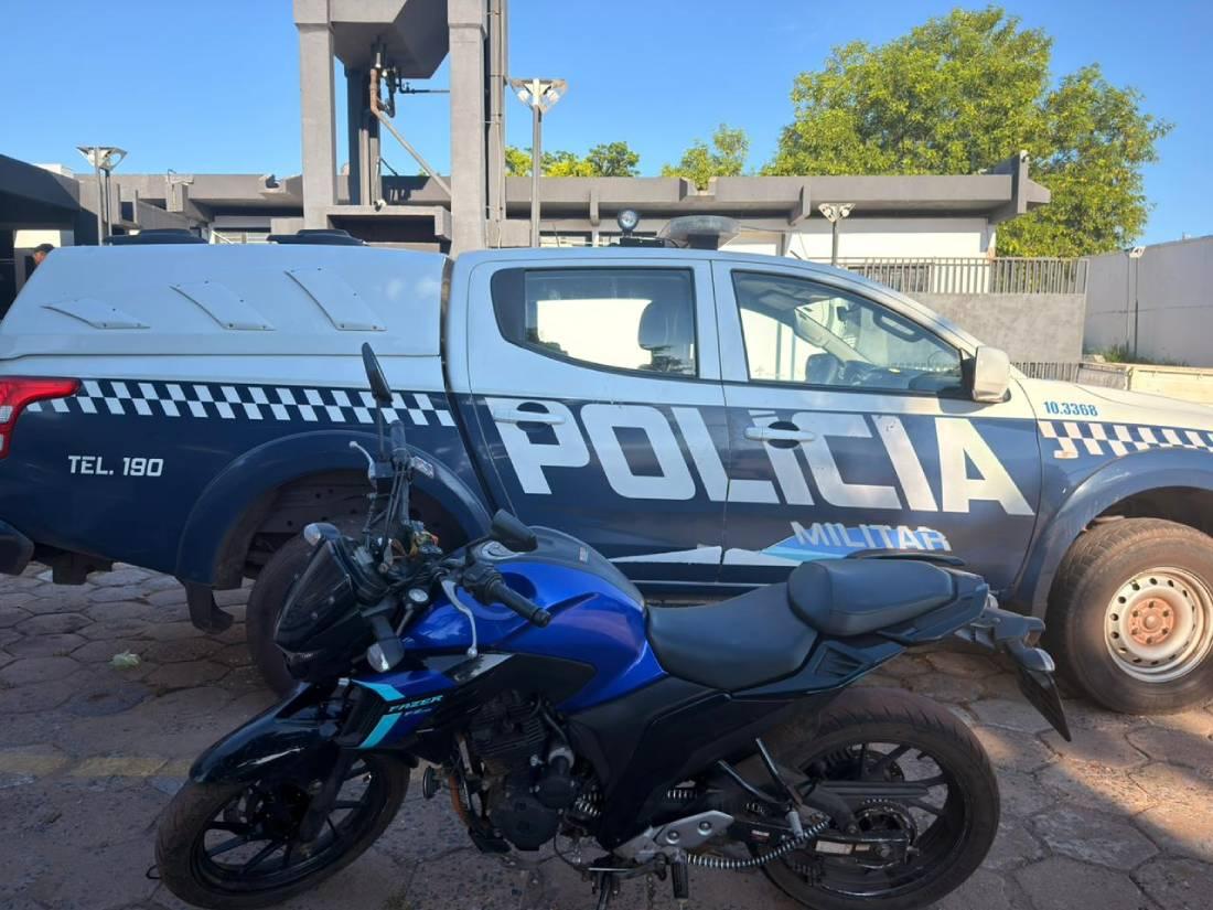 Moto subtraída em Campo Grande na quinta-feira é recuperada em Corumbá no domingo