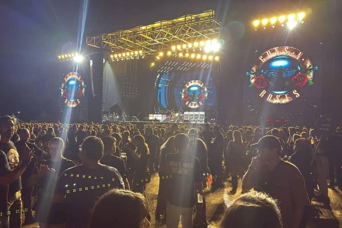 Produtora de show de Guns n' Roses em Campo Grande divulga notas sobre trânsito e morte de vendedor de água