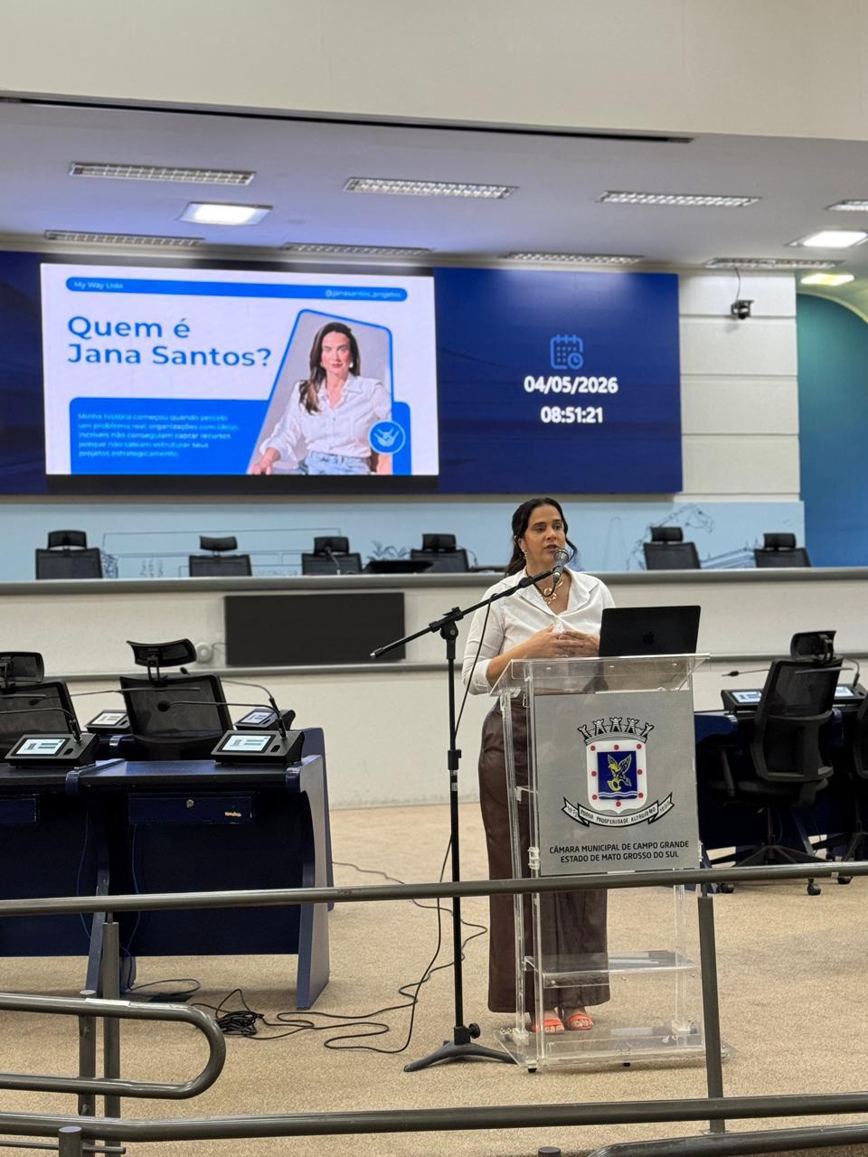 Jana Santos - Palestrante (Foto: Divulgação)