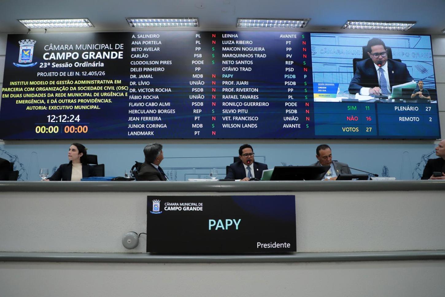 Vereadores rejeitam proposta da prefeitura para terceirizar duas unidades de saúde