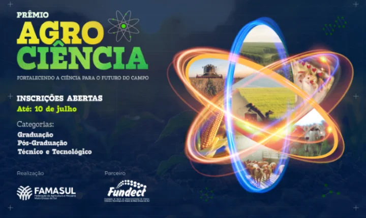 7º Prêmio Agrociência abre inscrições com R$ 94 mil em premiações e bolsas em MS