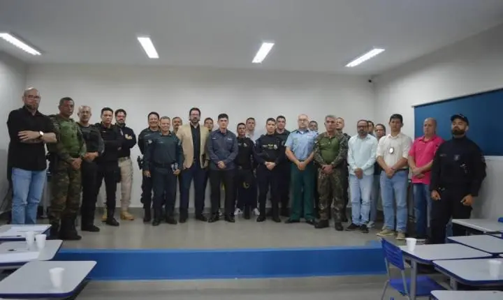 Forças de segurança de MS e MT se reúnem em Coxim para definir estratégias