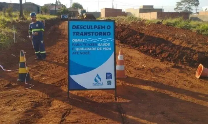 Governo de MS Anuncia ampliação da rede de esgoto a distritos no interior do estado