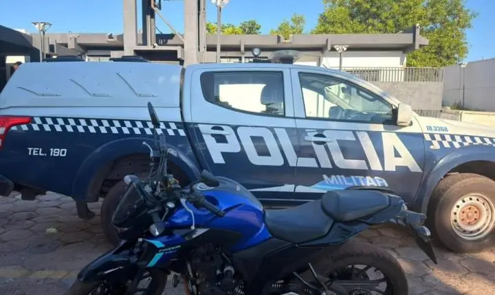 Moto subtraída em Campo Grande na quinta-feira é recuperada em Corumbá no domingo