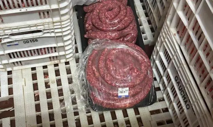 Operação conjunta leva a apreensão de mais de 2 toneladas de carnes impróprias para o consumo no Rita Vieira